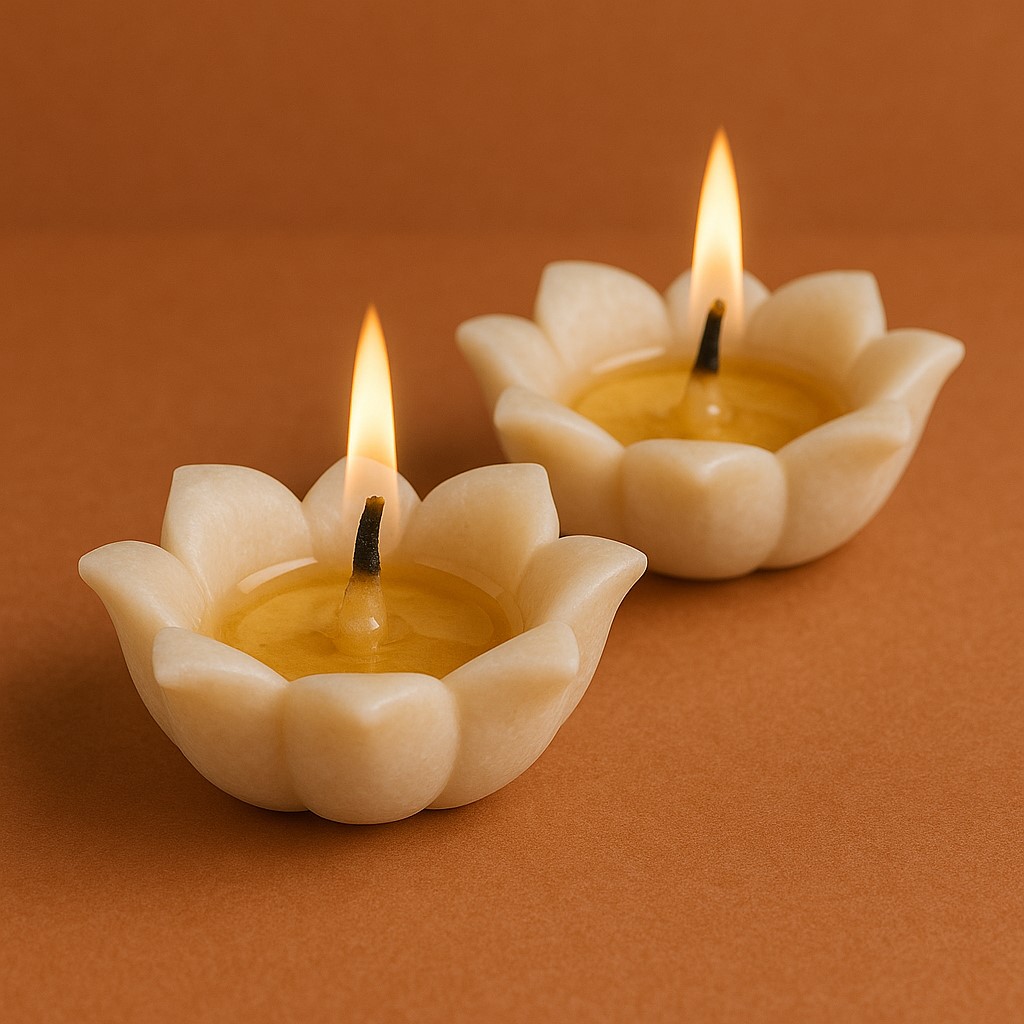 Floral Shaped Diyas